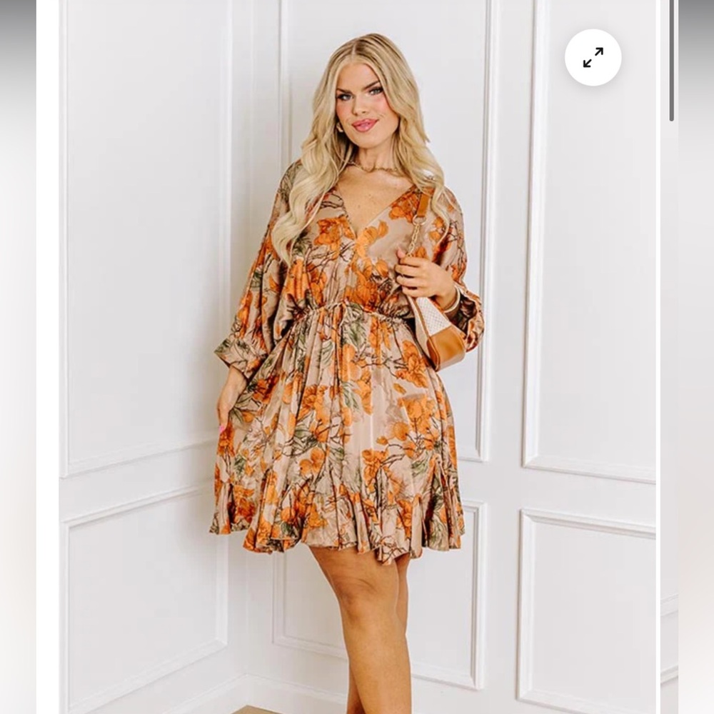 FLORAL MINI DRESS